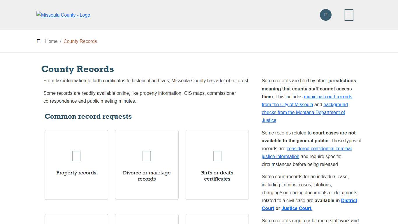 Missoula County - Official Website - County Records Missoula County, MT
